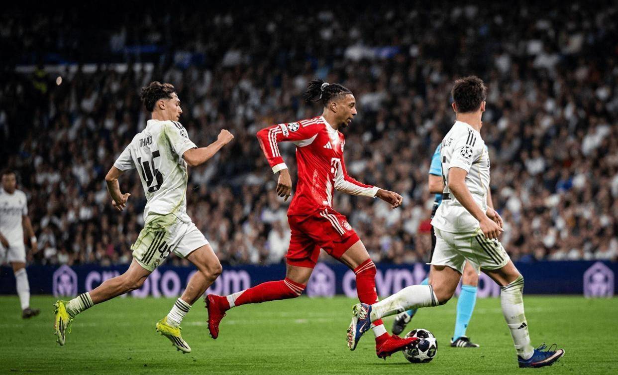 欧冠一场2-1!德甲霸主攻破伯纳乌,拜仁占先机,皇马无退路!